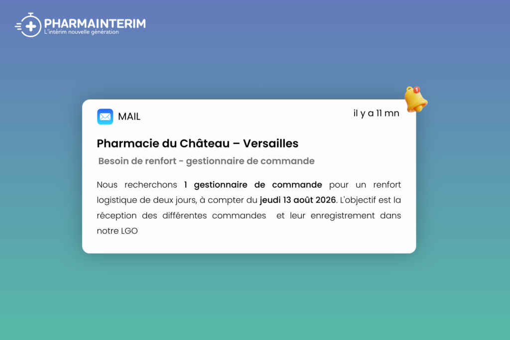 Annonce 2 renfort gestionnaire de commande