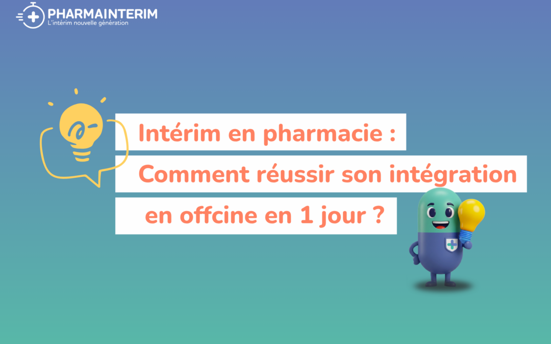 Intérim en pharmacie